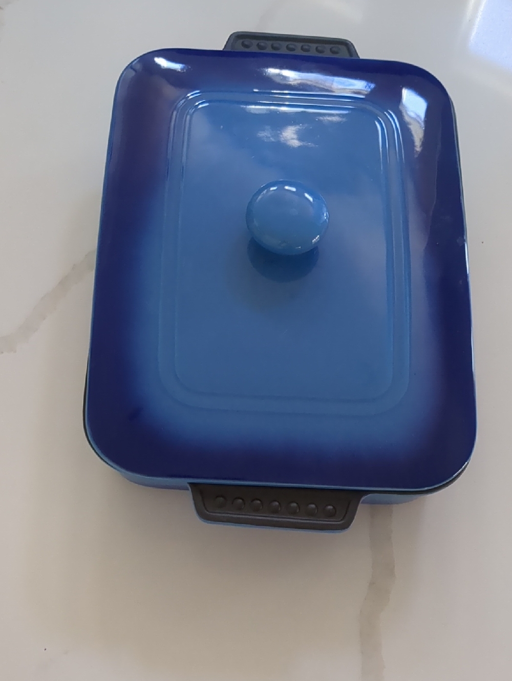 Blue Ceramic Covered Bake Dish - Blue